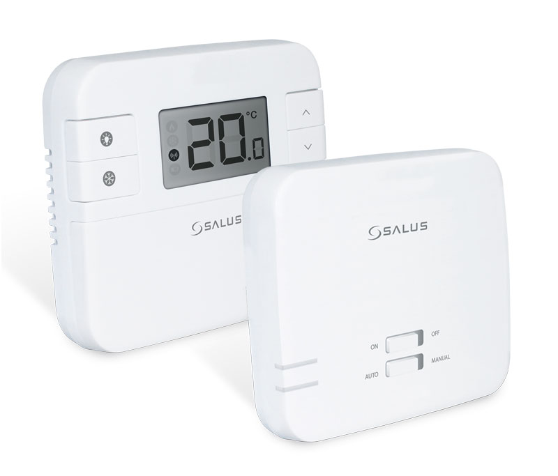 SALUS RT310RF je bezdrôtový denný termostat, jednoduché ovládanie, podsvietený displej
